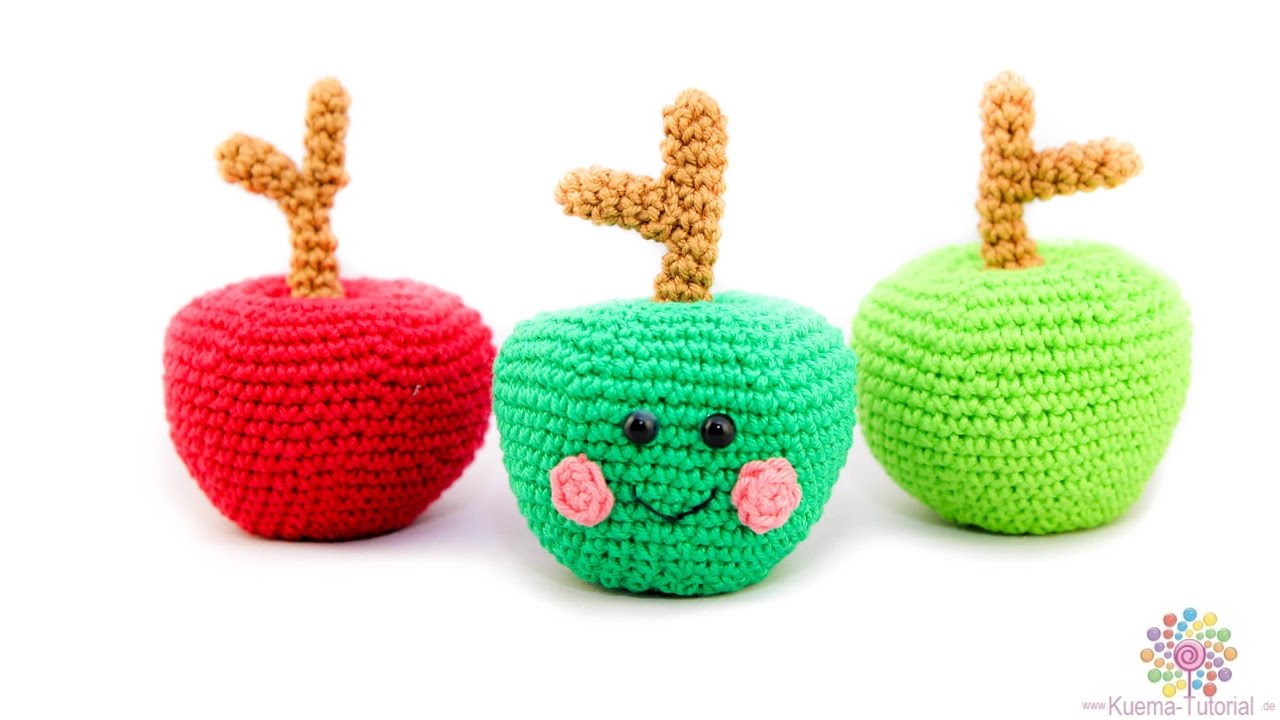 DIY: Apfel Häkeln -  Amigurumi | Anleitung |  Anfänger