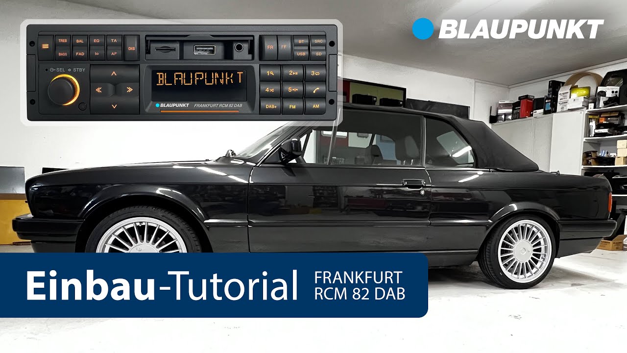 3er BMW E30 Cabrio von 1991 – Einbau Tutorial Blaupunkt 