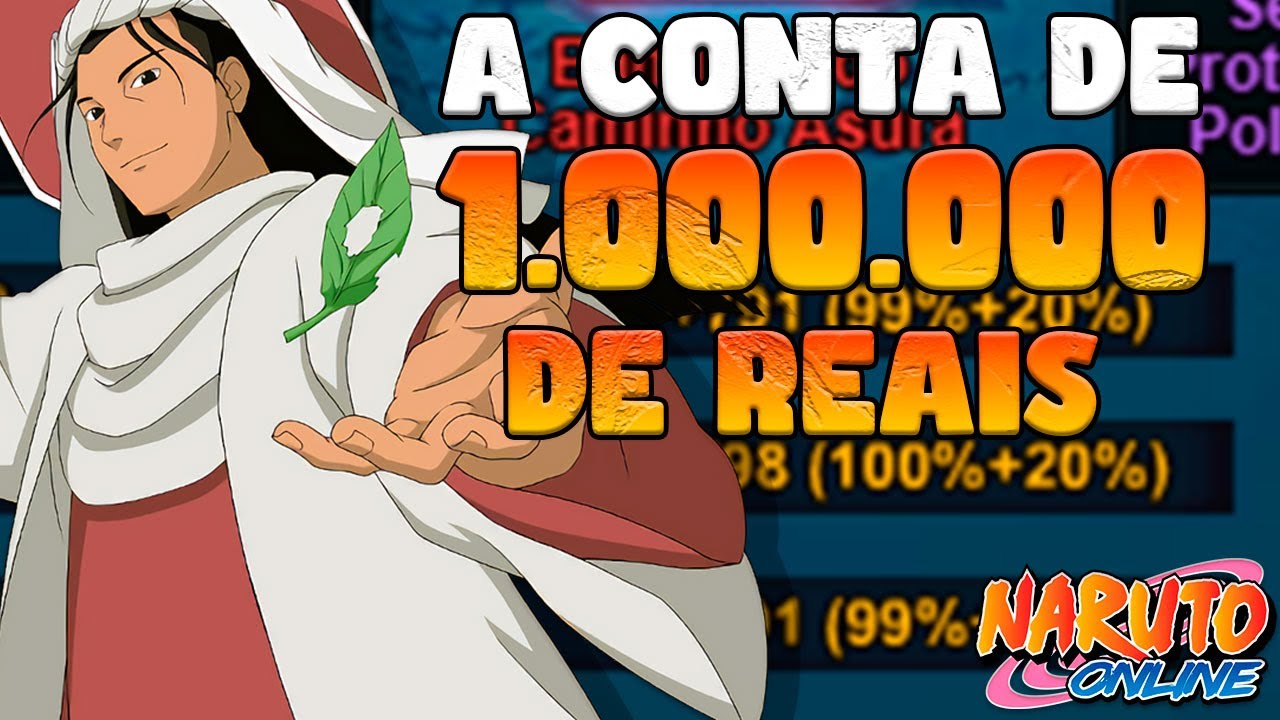 CONTA DO CAPUCHO | O PRIMEIRO TOP 1 BR - NARUTO ONLINE