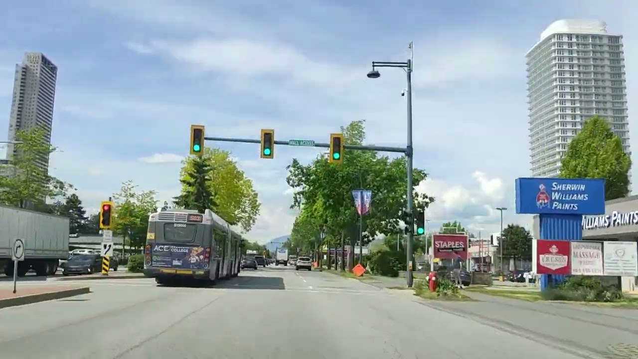 Driving Surrey , BC , Canada