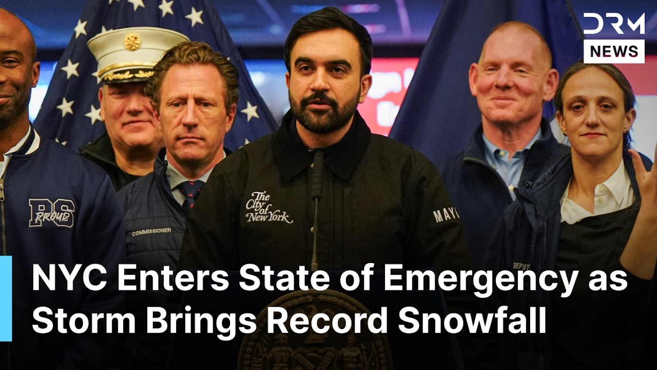 BREAKING NEWS: Historic Blizzard Hits NYC – Mamdani Declares State of Emergency and Travel Ban |AL1N