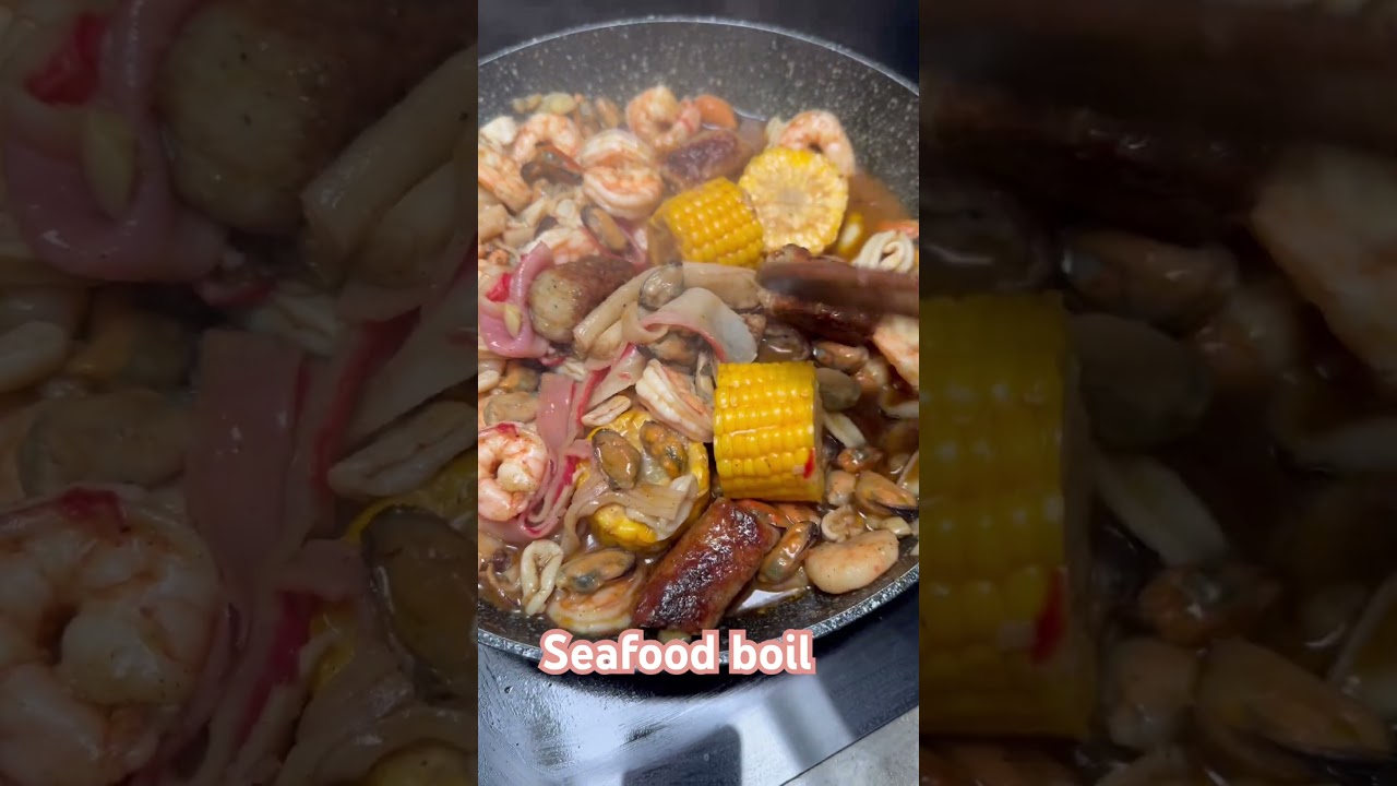 No shell seafood boil 🤤 