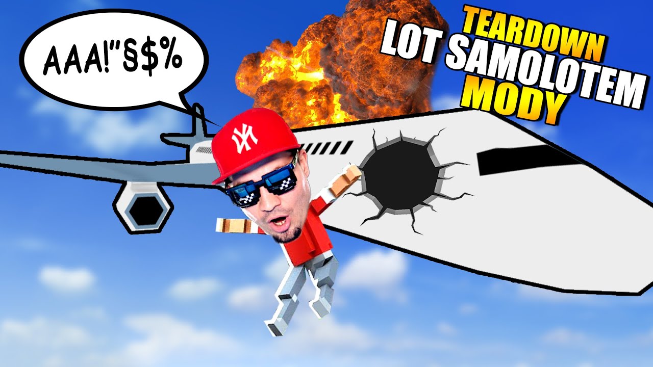 DZIURA W SAMOLOCIE! *porozrywało ludzi* ✈ Teardown Mody