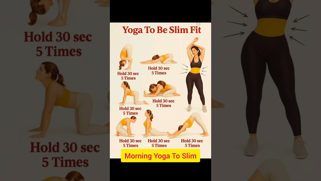 🌅 Morning Yoga to Slim Down | 15-Min Fat-Burning Yoga Flow for Beginners #yogaexercises #yogatime
