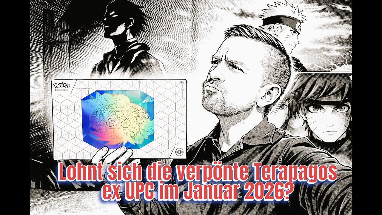 Wir öffnen die Pokemon Terapagos ex UPC im Januar 26! Lohnt sich das noch? 