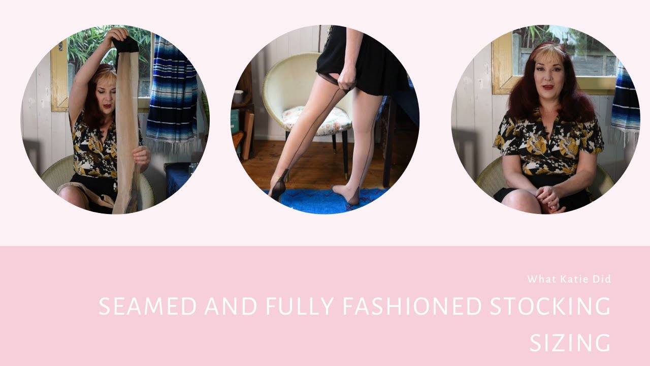 Seamed Stockings | Seamed and Fully Fashioned Stocking Sizing