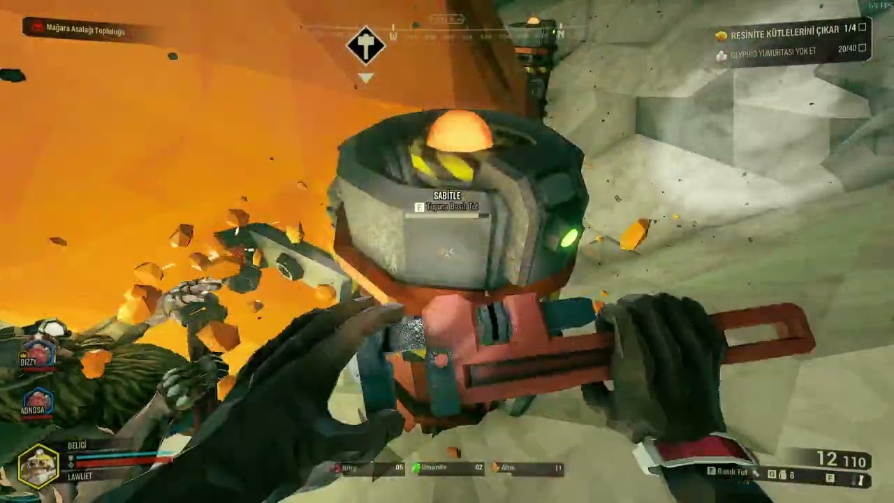 Dizi ve Berat Deep Rock Galactic Oynuyor (YENİ FRANSIZ ARKADAŞIMIZ) / BÖLÜM 2