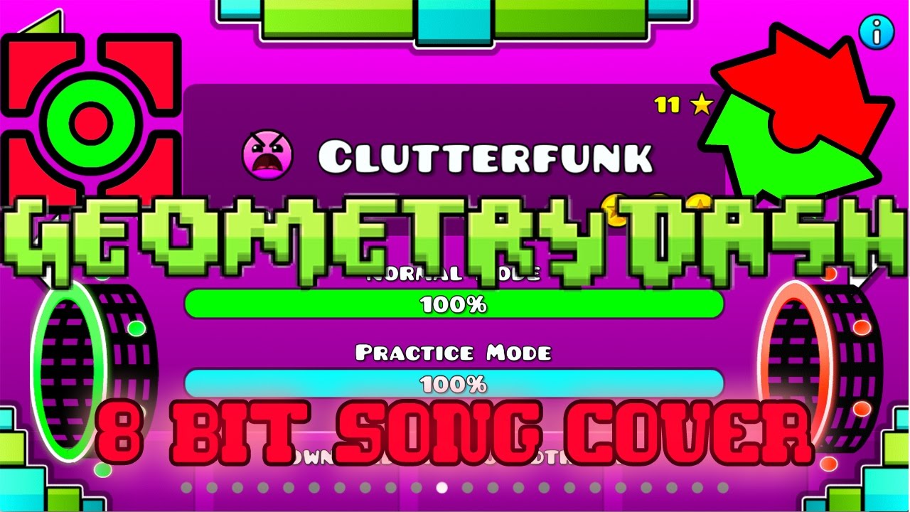 Geometry Dash - Clutterfunk by Waterflame (8-bit NES Remix, FamiTracker)