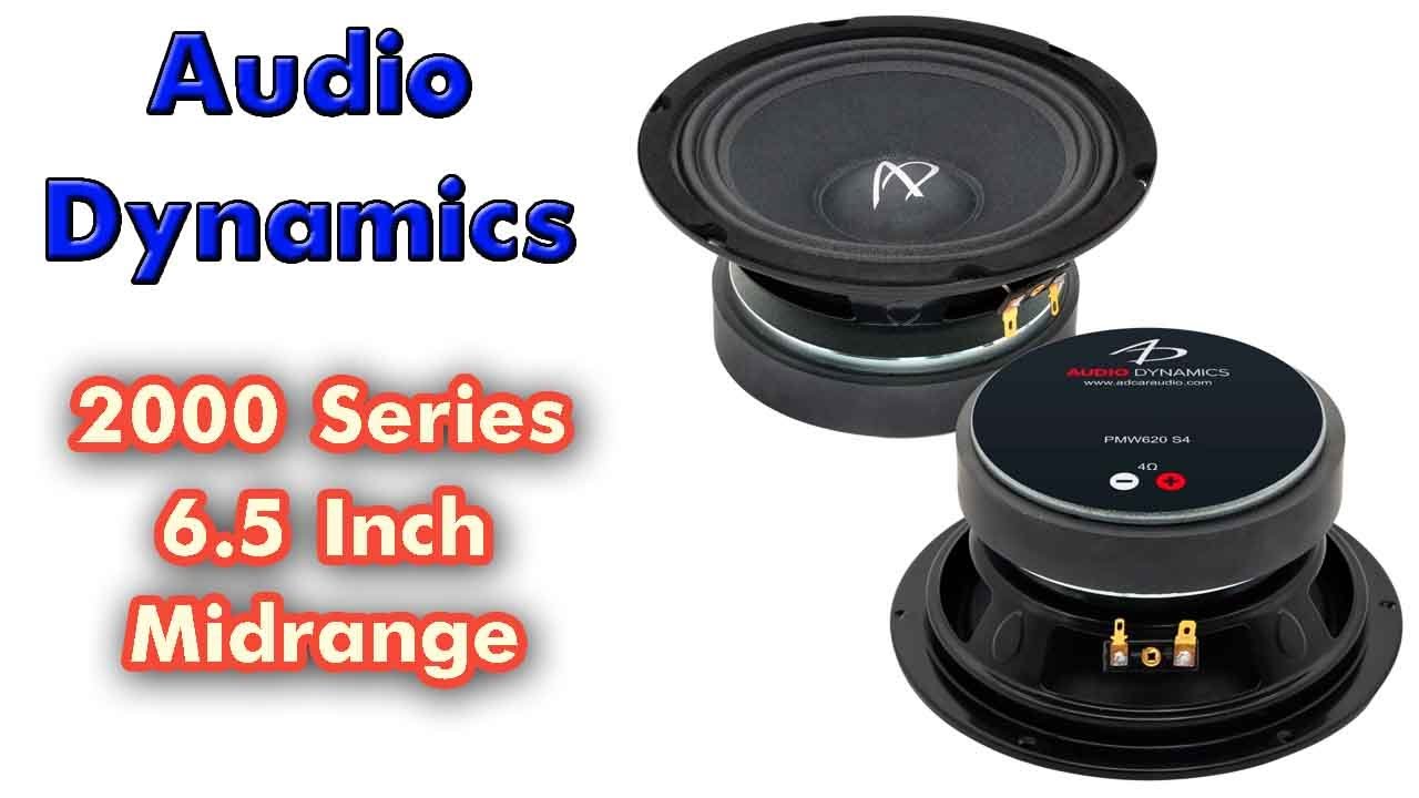 Audio Dynamics 2000 series Pro Audio 6.5inch Mid, Sound Demo!