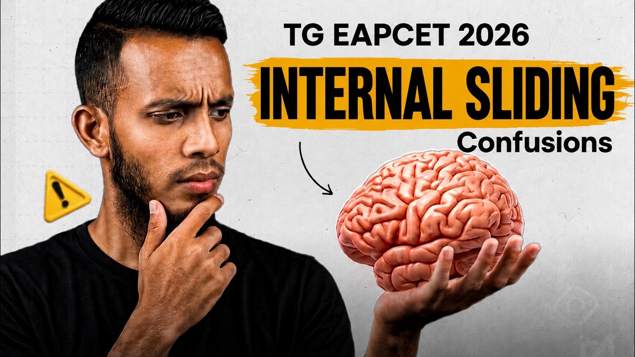 Internal Sliding Complete Process | TG EAPCET 2026 | Eligibility,Mistakes etc