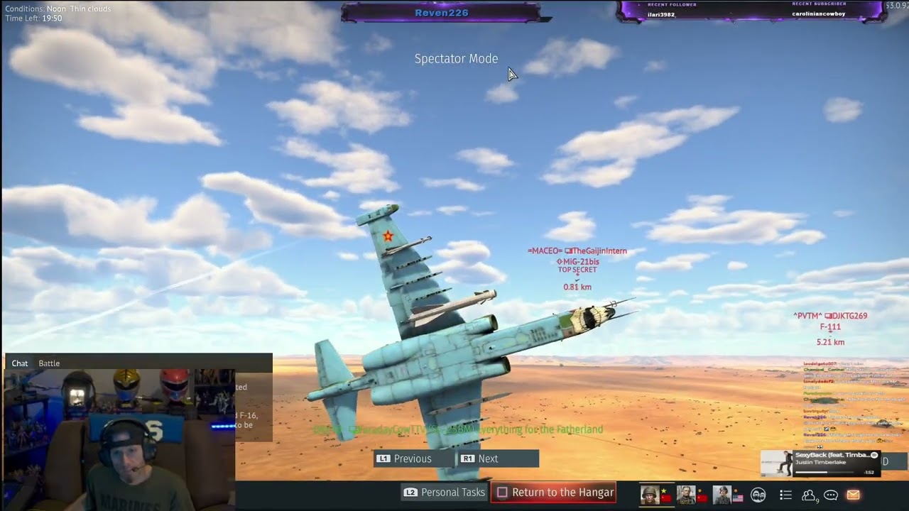 [18+] Reven's Ready Room // War Thunder Air Grind Day 375// ARB BR 14.3-? // Who (Part 8/18)