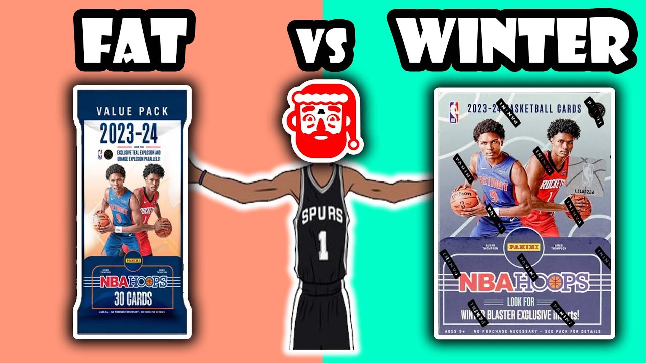 WEMBY x2!! ❄️ 2023-24 Panini NBA Hoops Winter Blaster (and Fat Packs!) Review