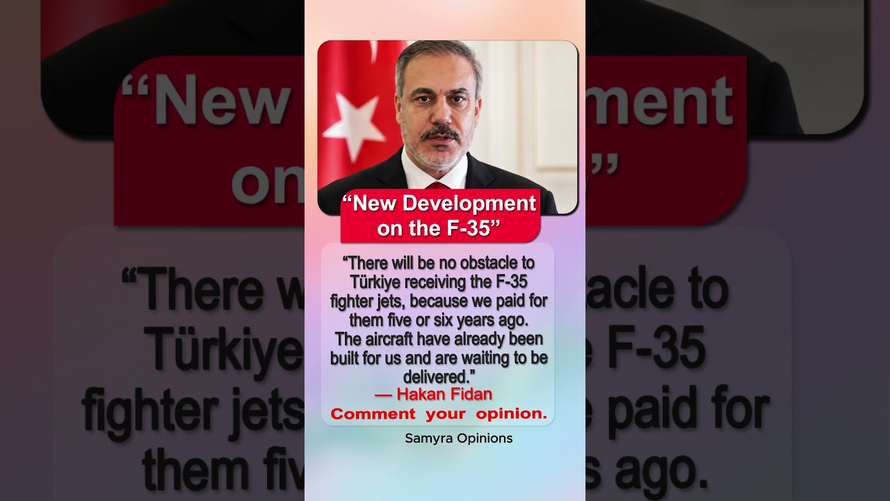 T&uuml;rkiye's F-35 Fighter Jets Could Finally Be Delivered