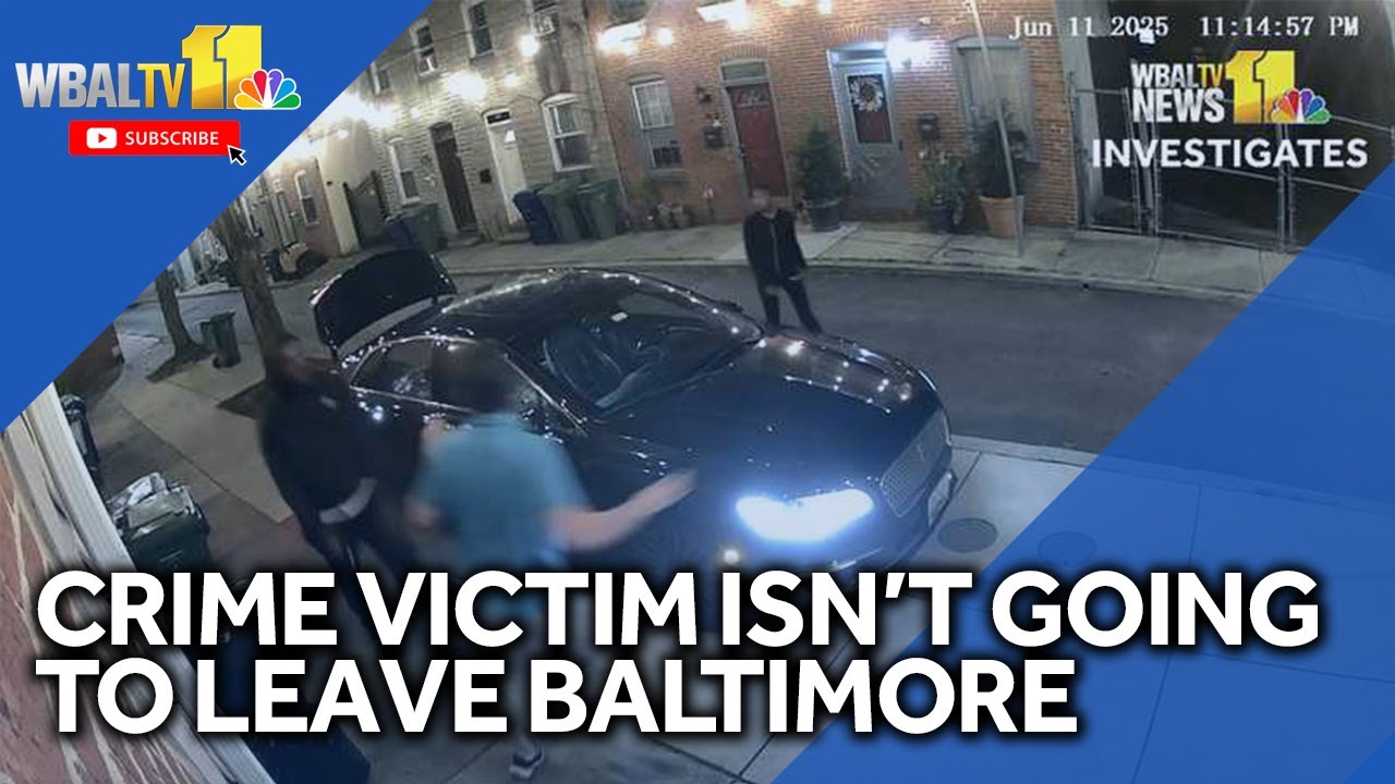 Attempted robbery victim isn't leaving Baltimore