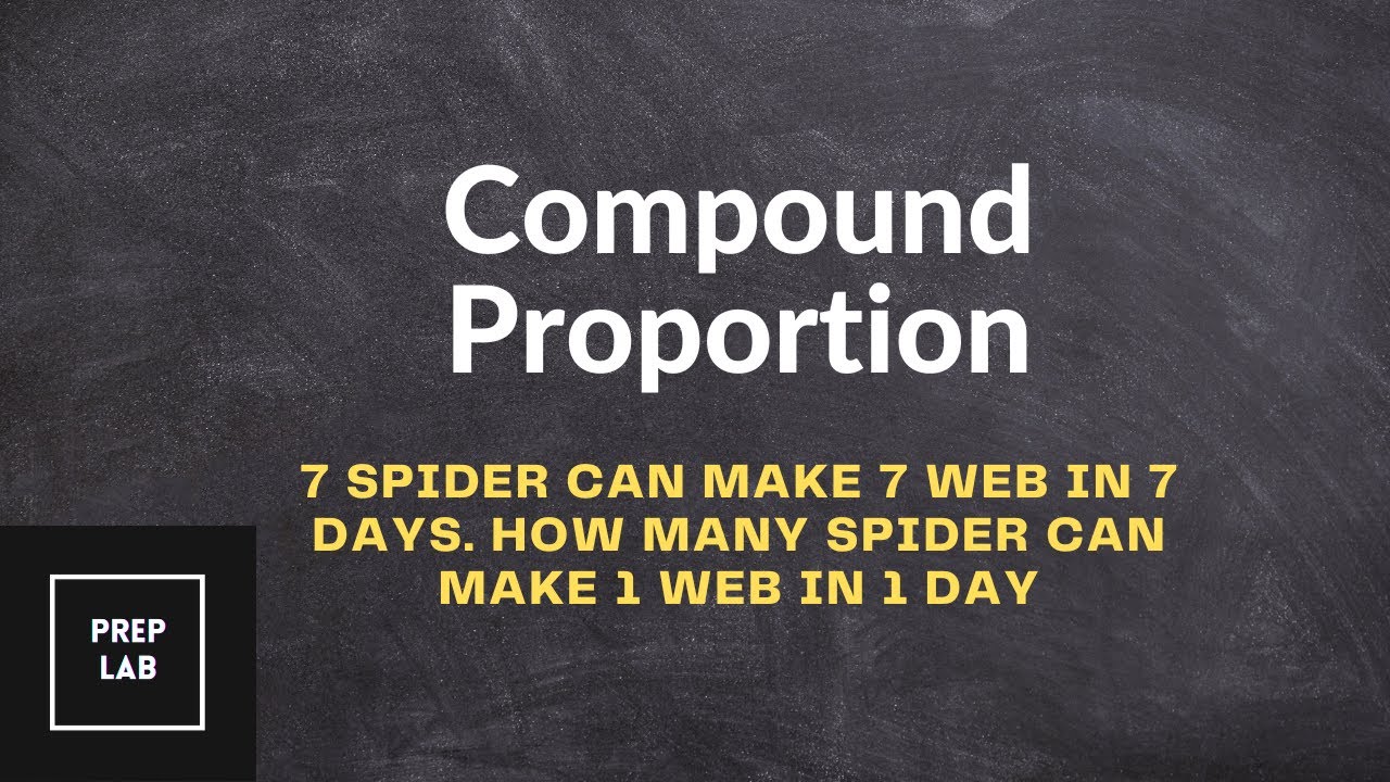 COMPOUND PROPORTION| Prep Lab | Easy Math Tricks
