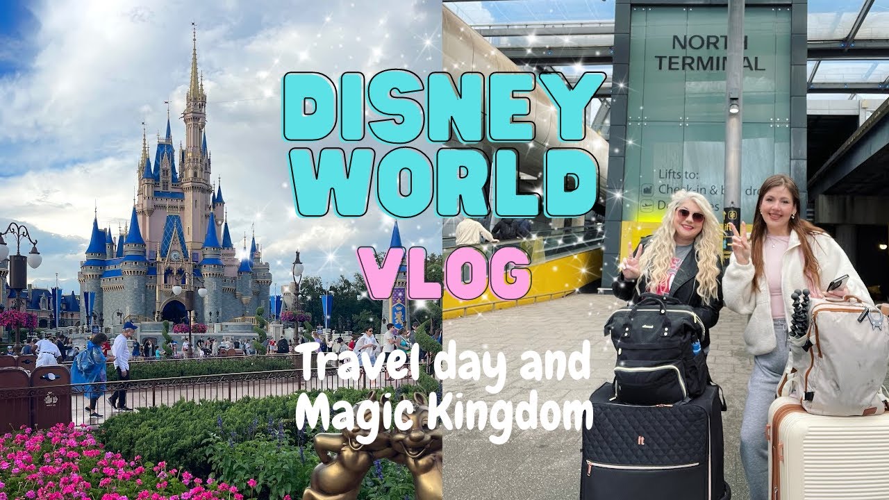 WALT DISNEY WORLD! 2024 ✨ Travel day, Magic Kingdom & Crystal Palace