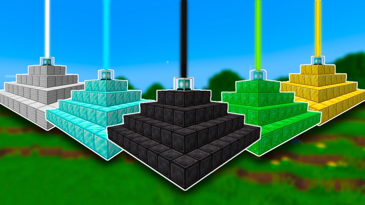 Am Construit Toate Beacon-urile in Minecraft Hardcore!