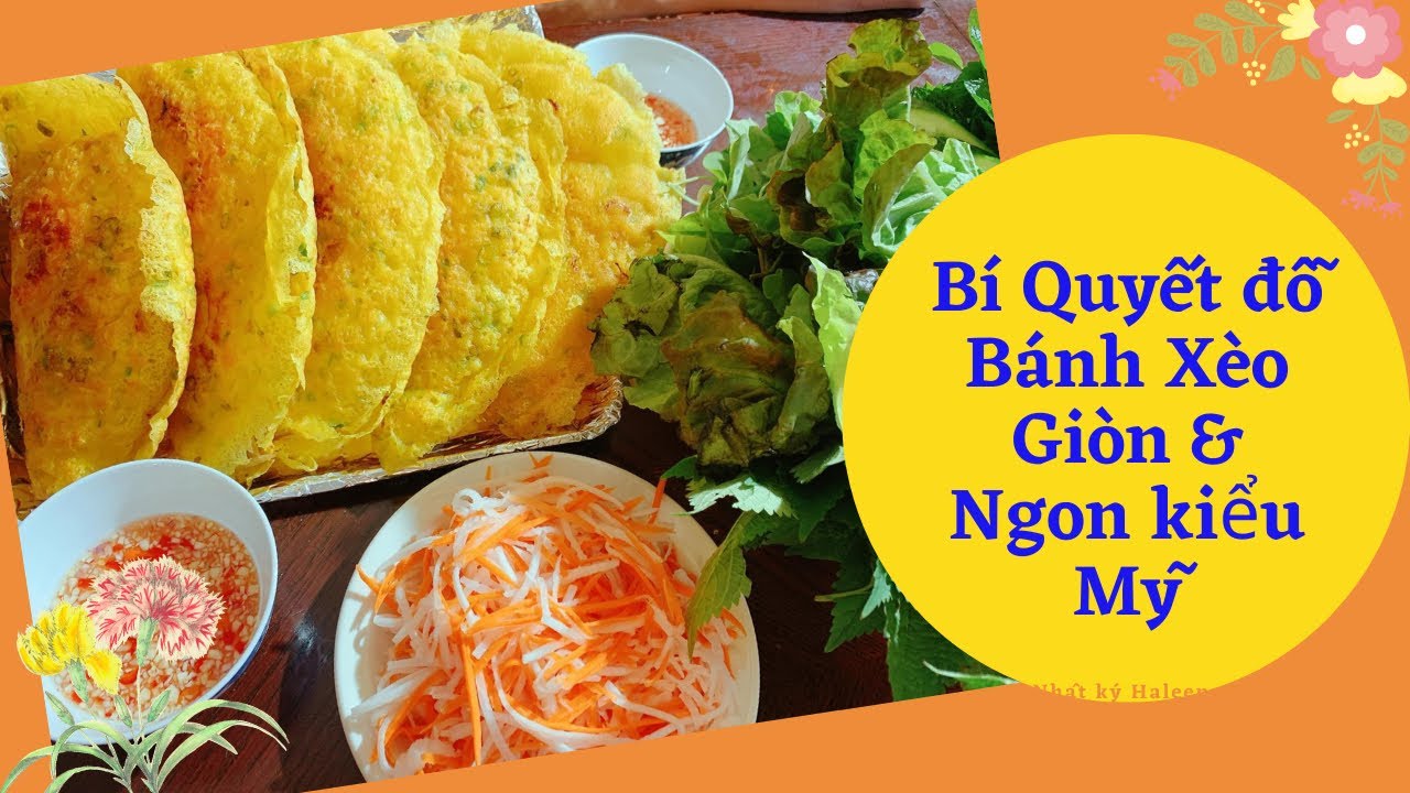 #25| Bí Quyết Pha Bột Bánh Xèo Giòn và Ngon| How To Make Vietnamese Crepe Pancake