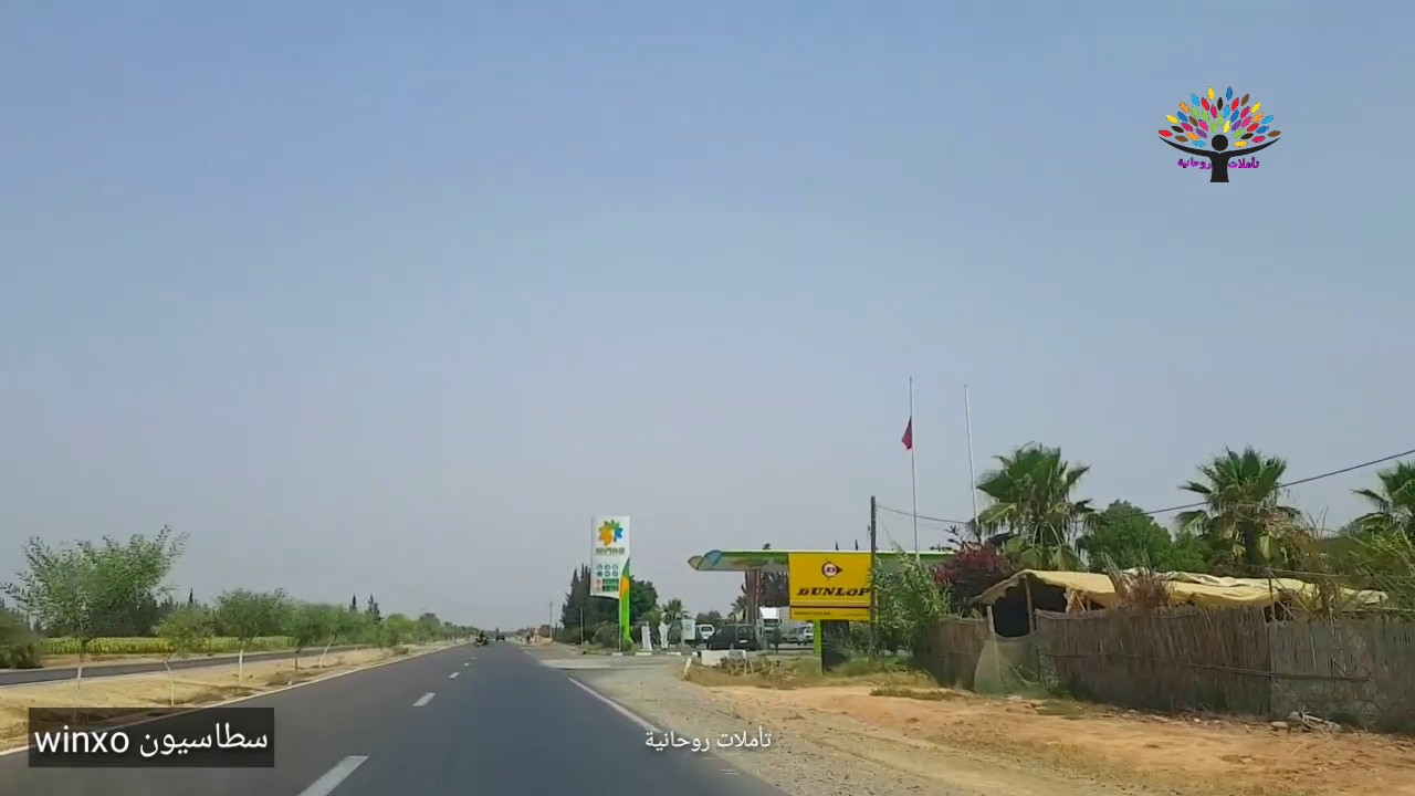 الطريق الى أكبر مسبح في أولاد تايمة بدوار الكدية البيضاء الخيل مسبح ألعاب مزرعة مطعم جنان الكدية🏊🌳