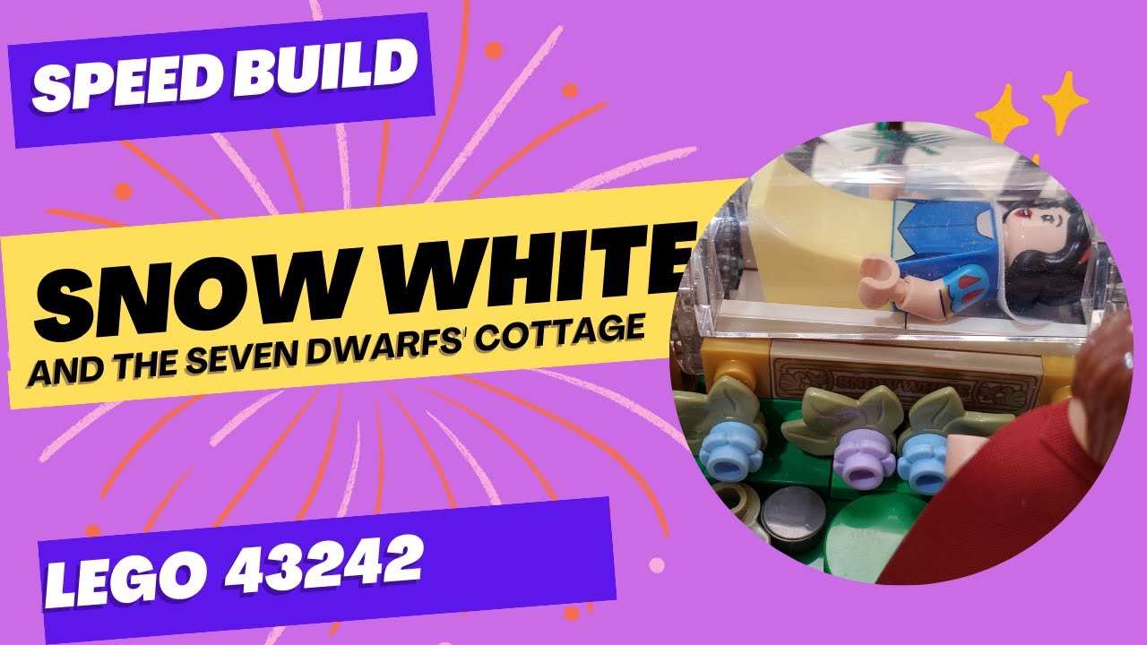 LEGO Snow White and the Seven Dwarfs' Cottage | Speed Build | 43242