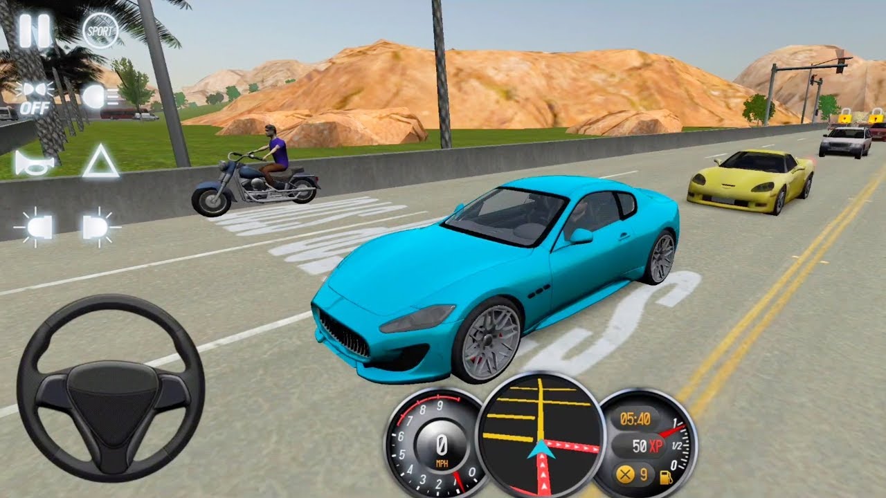 Driving School 2017 - #23 Miami Map! | Car Driving Games - Android IOS Gameplay FHD