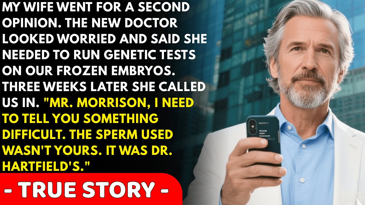 My wife's new fertility doctor ran a DNA test and discovered our previous doctor's horrifying sec...
