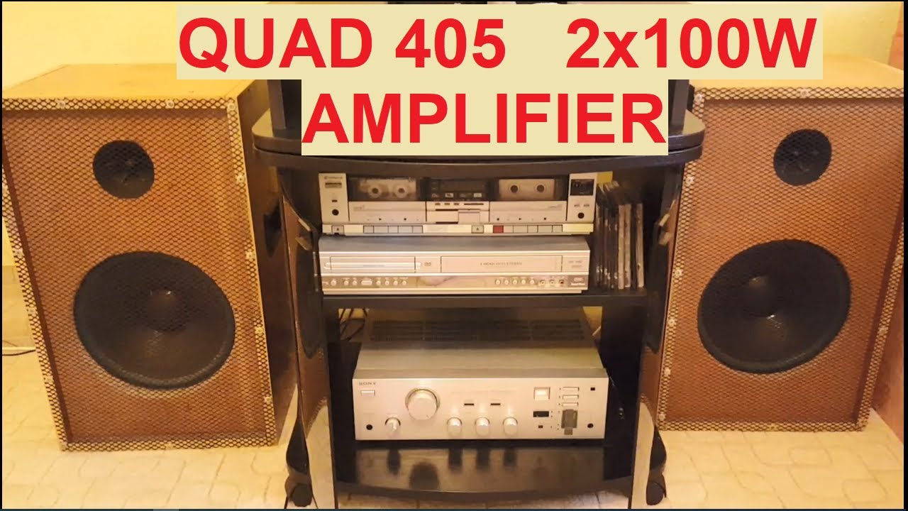 💡 Quad 405 Amplifier. Home made