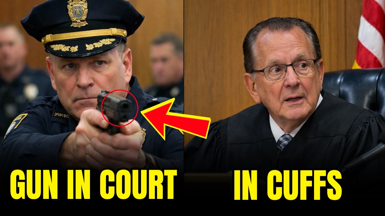 Police Chief Pulls Gun on Judge Caprio, Arrested in Seconds Shocking Courtroom Justice Story