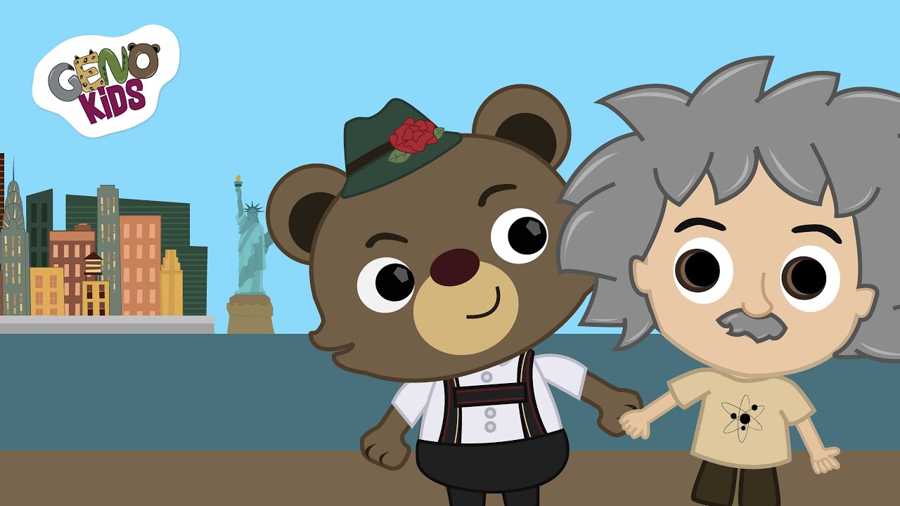 Albert Einstein and Gravity Cartoon For Kids | Geno Kids - Kids Cartoons about Albert Einstein
