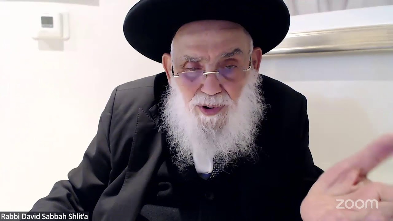 Rabbi David Sabbah En FRANÇAIS - עירובין עט ע
