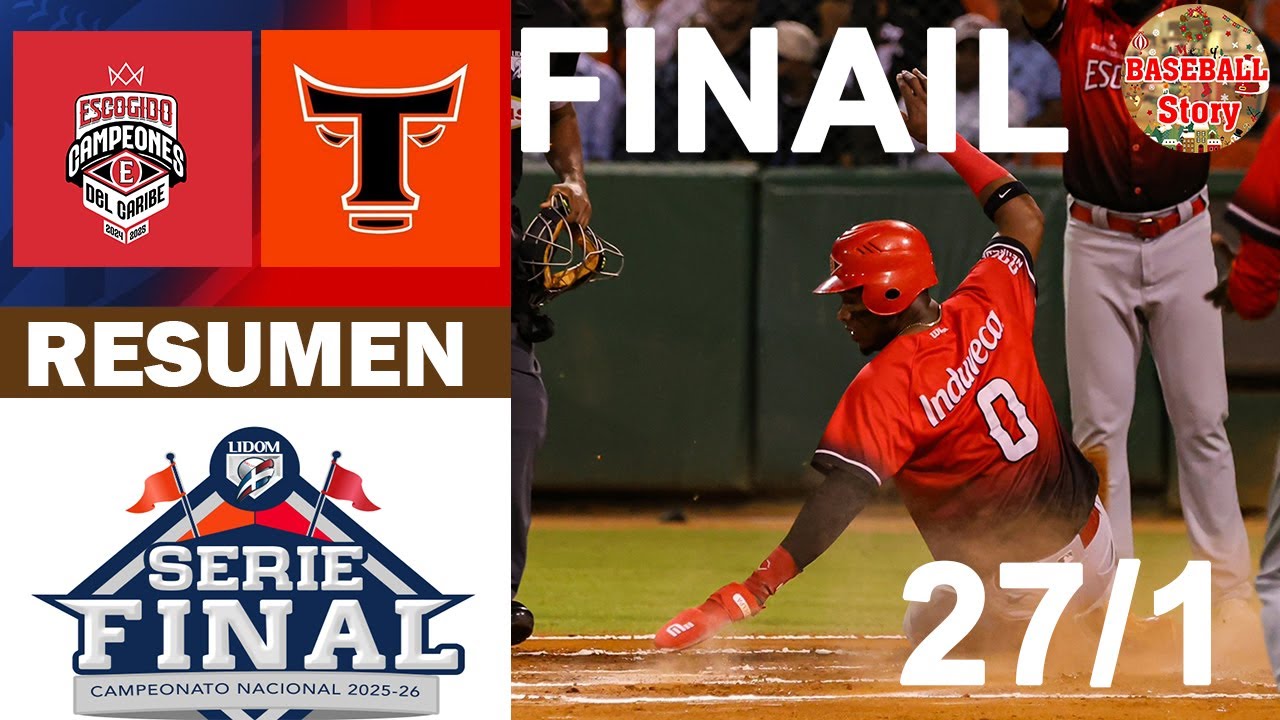 Final: Leones del Escogido Vs Toros del Este Resumen | Serie Final Juego 5 (27/1/2026)