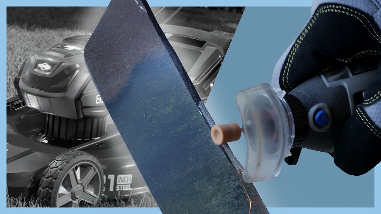 Как заточить лезвие газонокосилки с помощью DREMEL или любого вращающегося инструмента