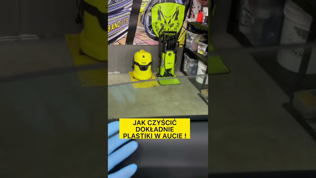 JAK WYCZYŚCIĆ I ZABEZPIECZYĆ PLASTIKI W ŚRODKU AUTA #shorts