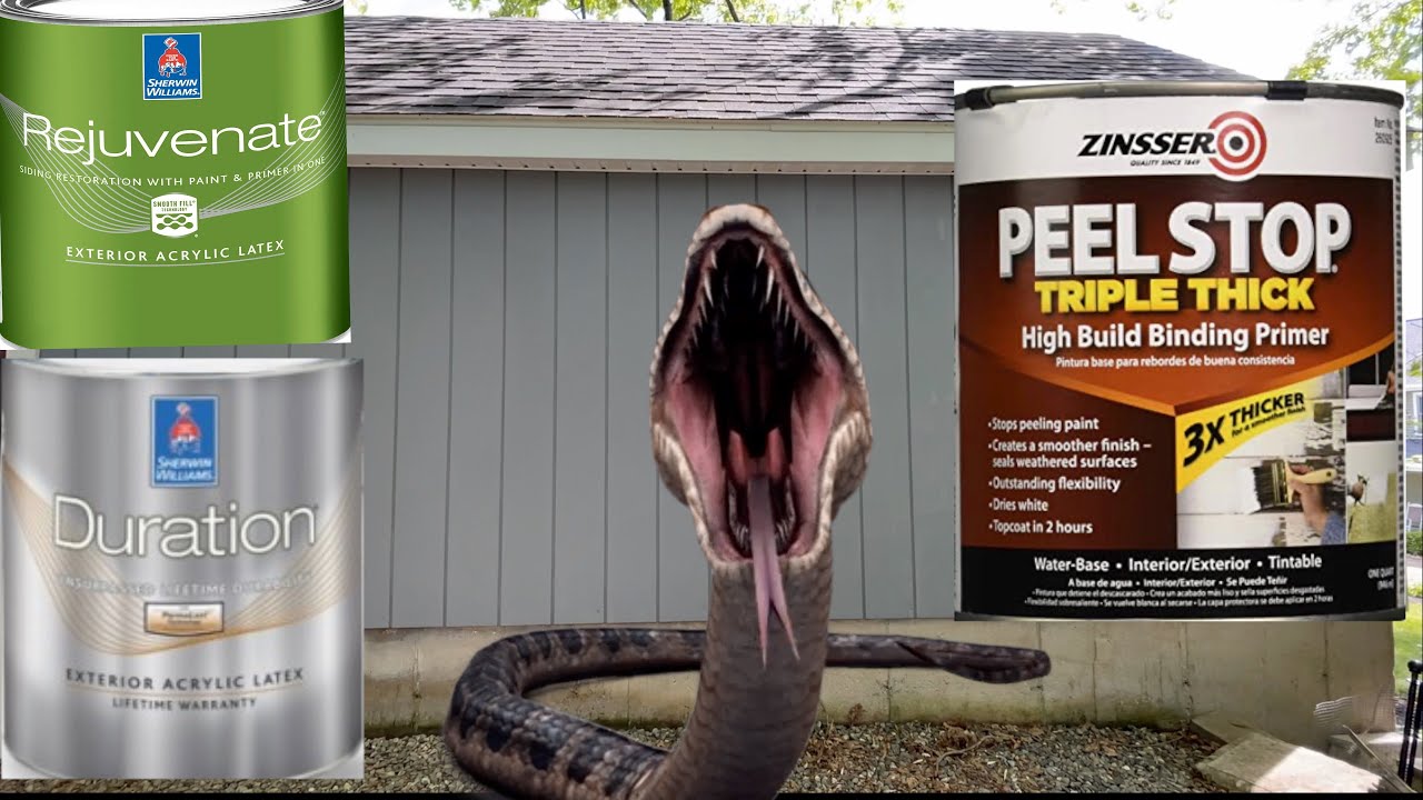 Как быстро покрасить старый обветренный амбар — Zinsser Peel Stop — Sherwin Williams Rejuvenate (...
