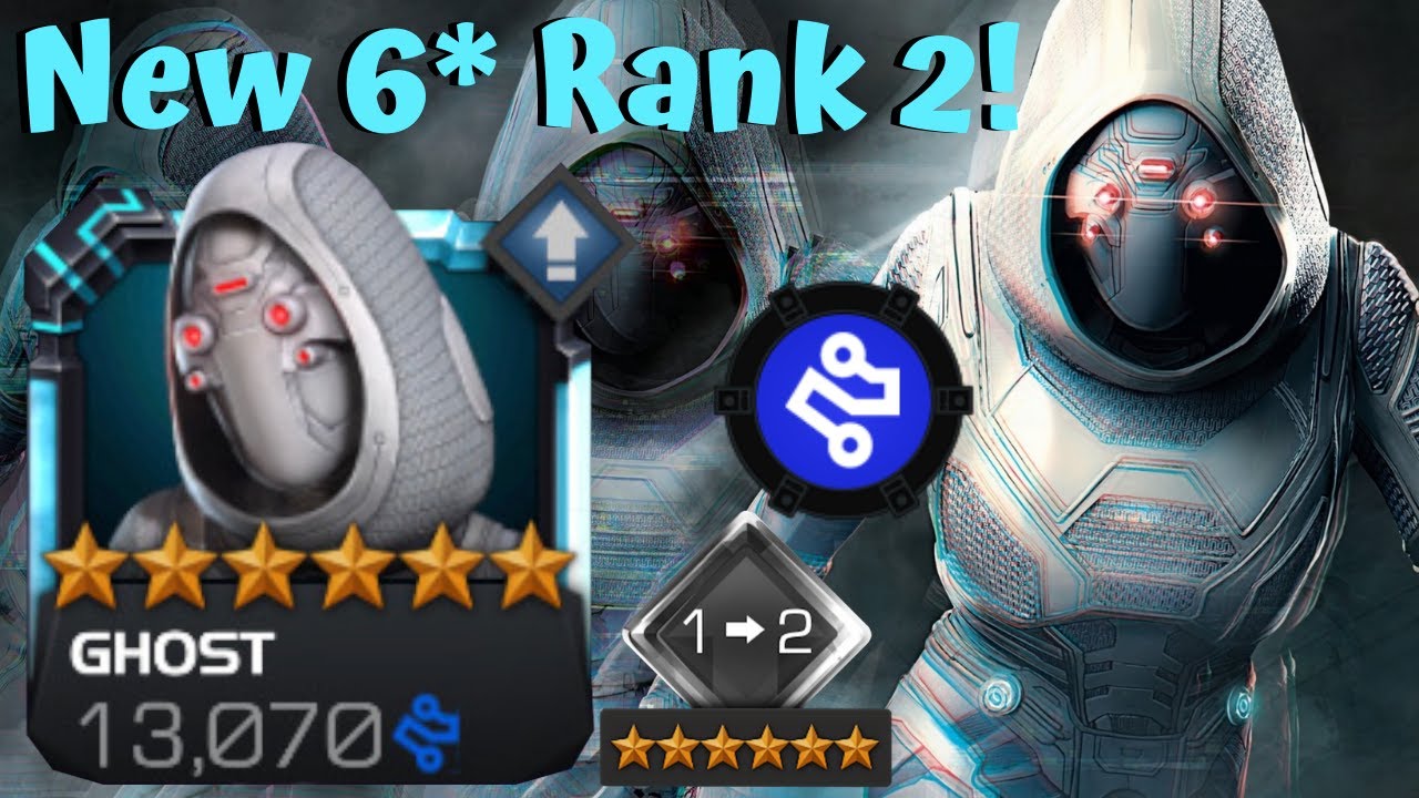 New 6* Rank 2 Ghost! Best 6-Star In The Game! Rank Up&Gameplay! - Marvel Contest of Champions
