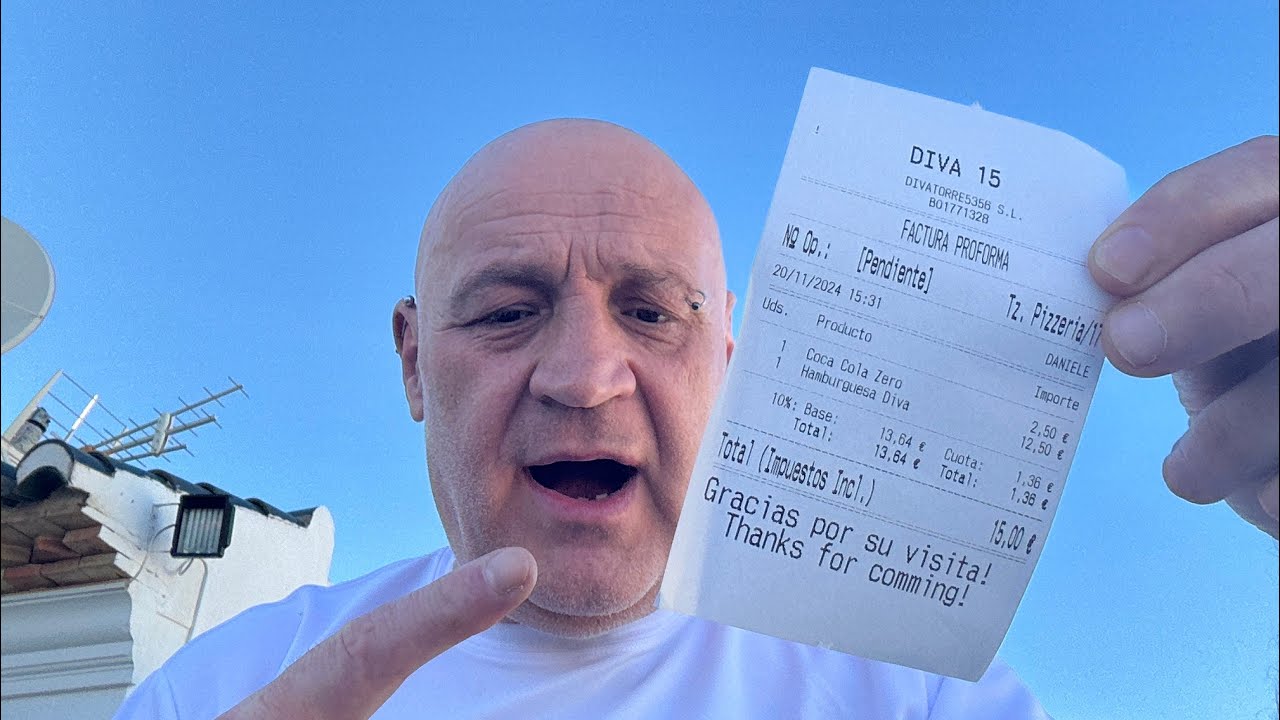The Blackpool £1 Burger Daddy Reviews A €12.50 #Benidorm Burger, (was it any good).