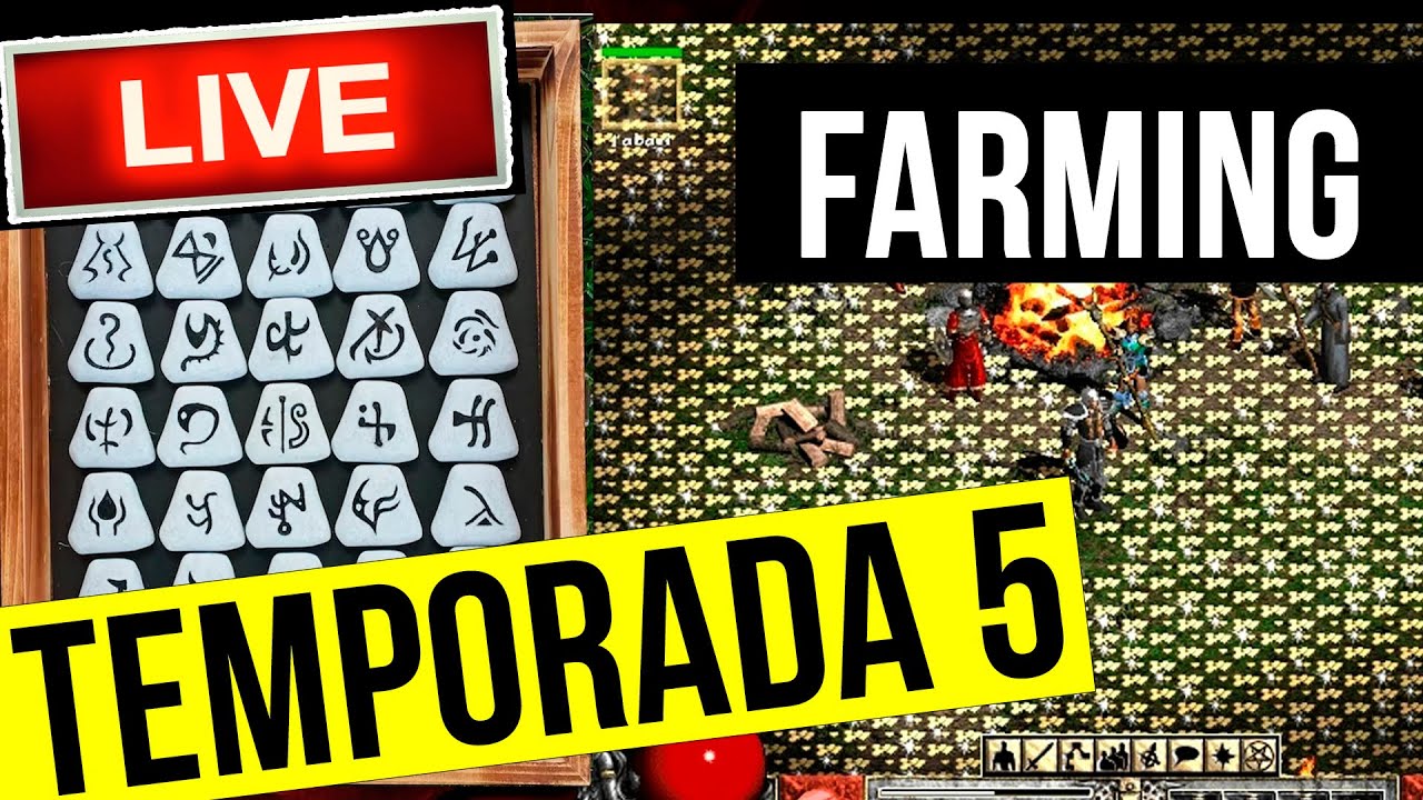 LIVE de Segunda! - Rushando - Diablo 2 Resurrected D2R 15/01/2024