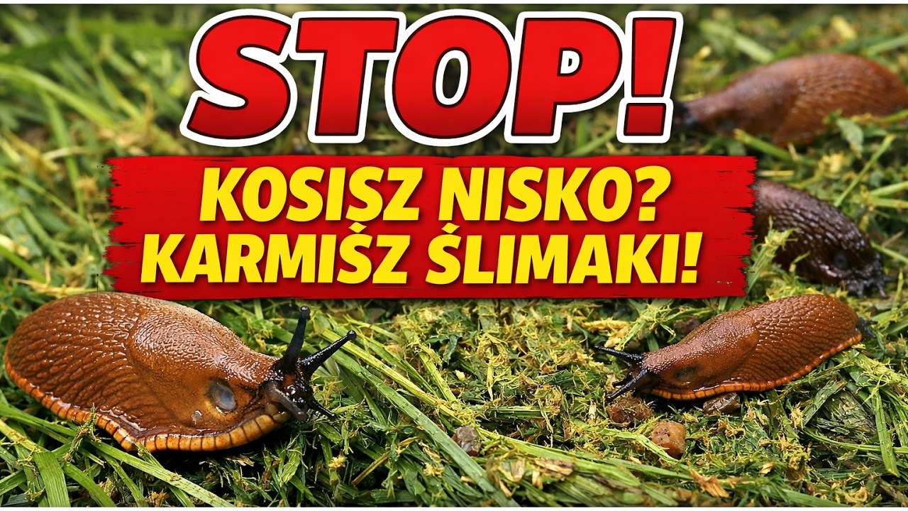 JEDEN BŁĄD KOSIARKI W CZERWCU I KARMISZ ŚLIMAKI! PRZESTAŃ NATYCHMIAST!