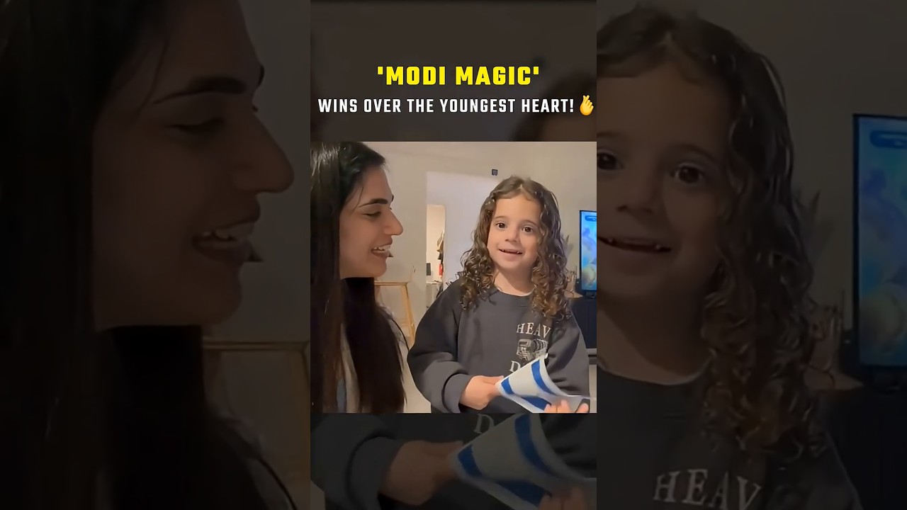 &ldquo;Shalom Modi!&rdquo; | Modi Magic Wins the Youngest Hearts