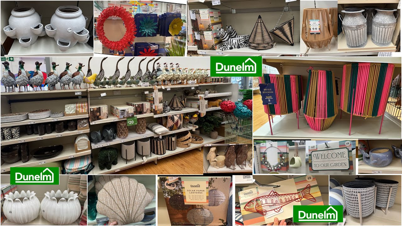 ♦️DUNELM ♦️HUGE NEW GARDEN GLOW UP COLLECTION IN STORES WITH PRICES😍 SUMMER HAUL♦️MARCH 2026♦️