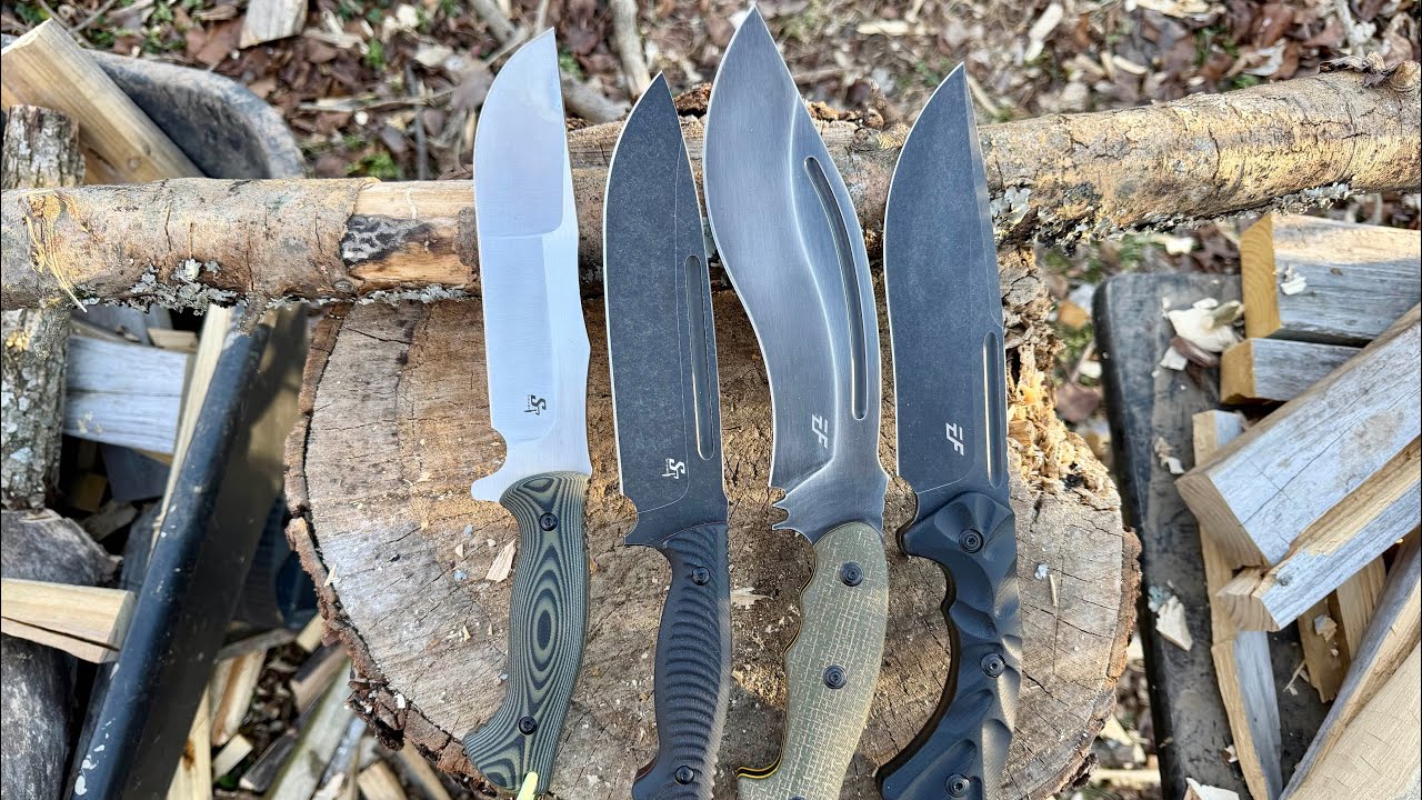 Budget blade Monday #8 - Four budget friendly choppers from Eafengrow and Sitivien #budgetknives 