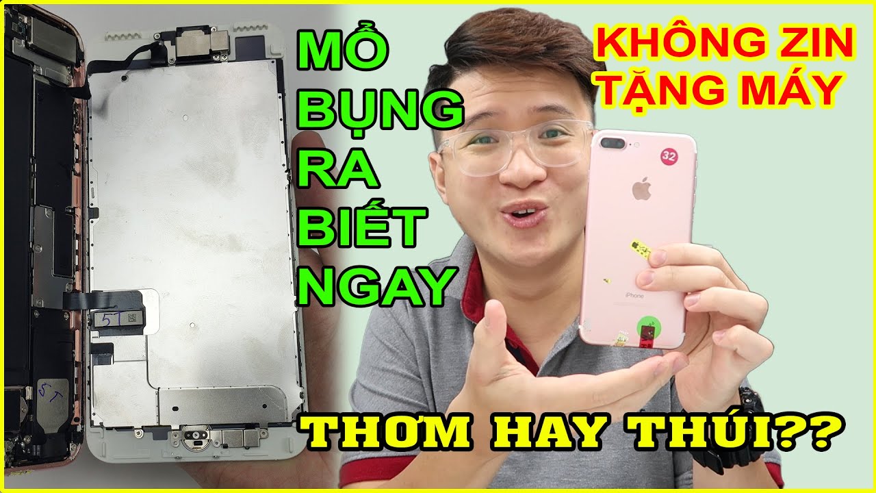 KÈO THƠM iPhone 7 Plus trên SHOPEE Không Zin Tặng máy. Mổ Bụng ra Biết Mặt Ngay.