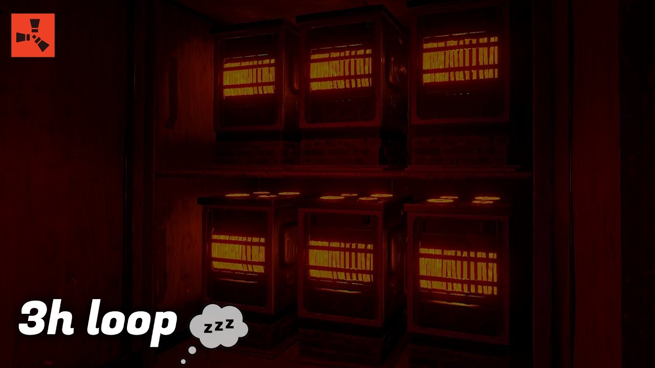 [3H] Rust Electric Furnace Ambient Loop ~ Relaxing Background Sounds for Study or Sleep