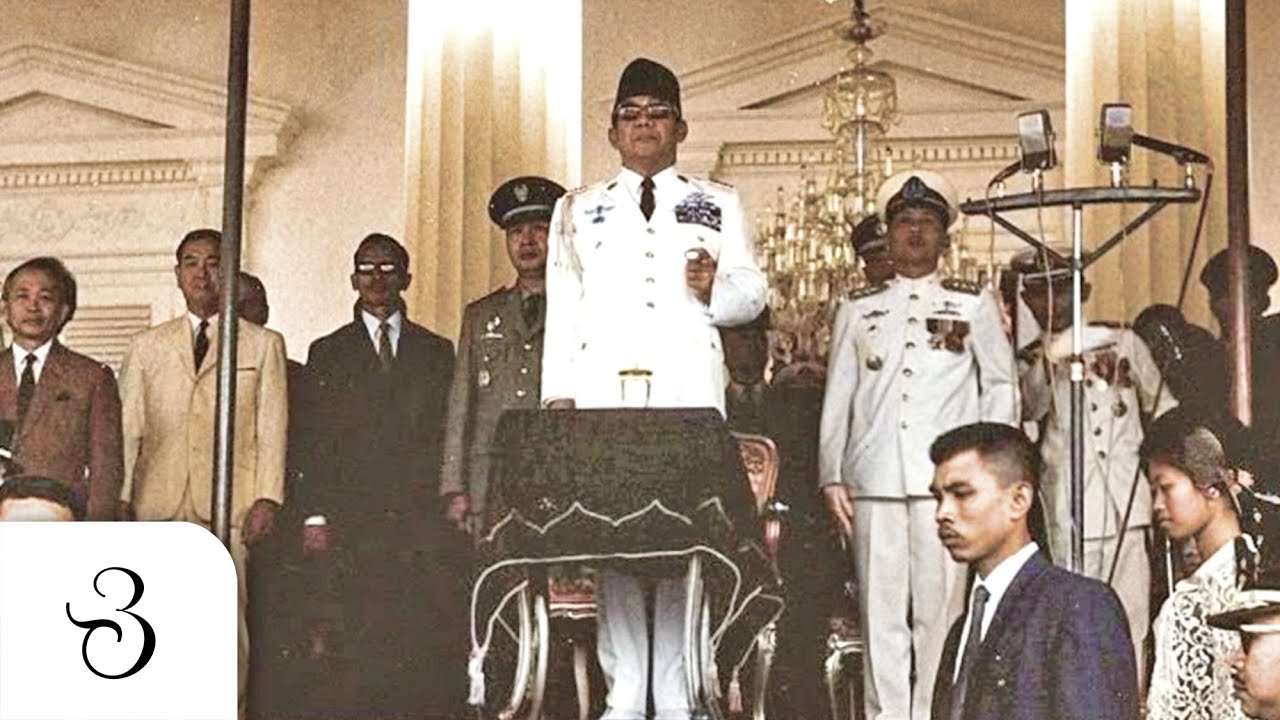Upacara HUT RI Terakhir Presiden Soekarno tahun 1966 - Pidato Jas Merah & Mengutuk G30S