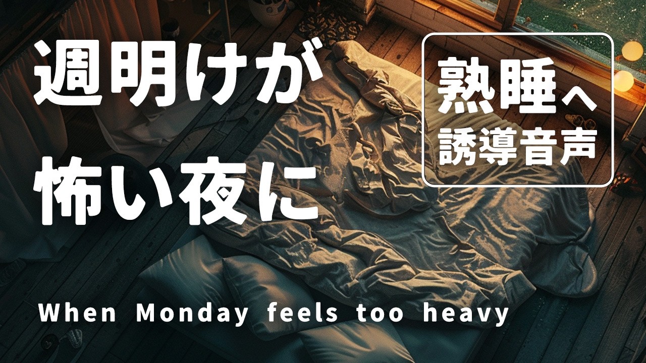 週明けが怖い夜に｜仕事ストレス睡眠誘導