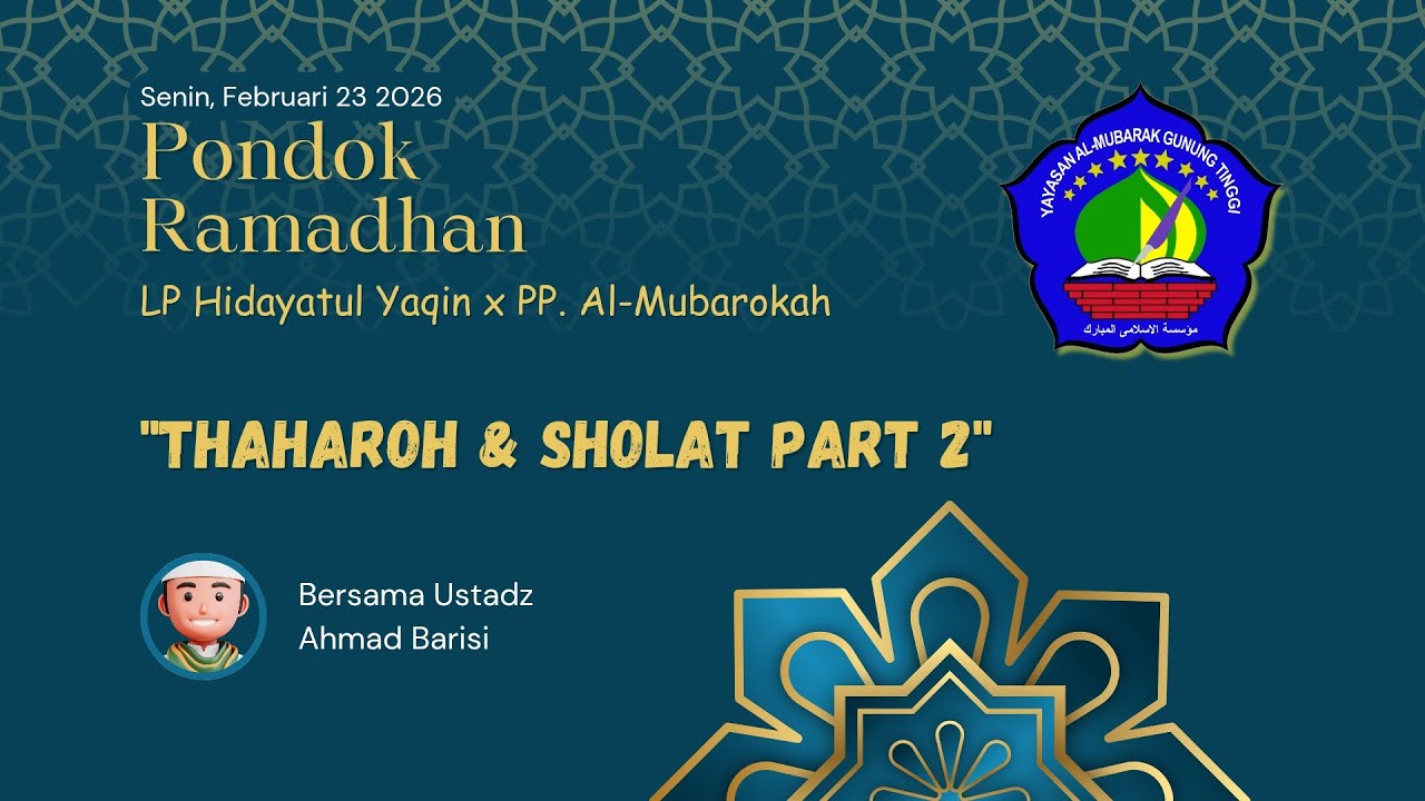 Cara berwudhu yang baik dan benar - Praktek wudhu Pondok Ramadhan