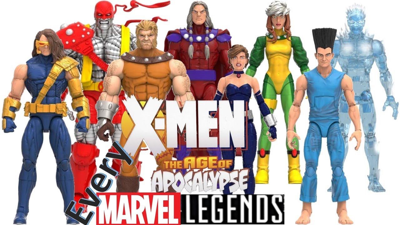 *see newer video* Every Marvel Legends X-men AOA Age of Apocalypse Comparison List Toybiz & Hasbro