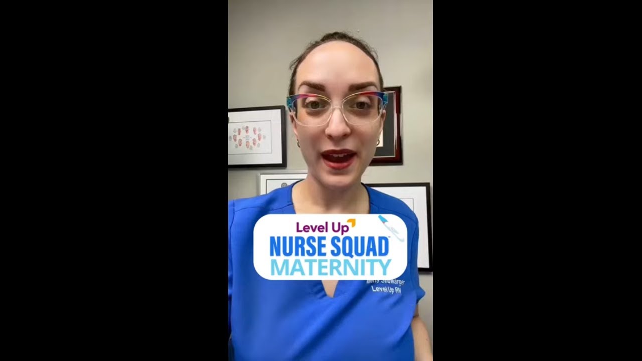 Level Up Nurse Squad: Maternity 🍼 SHORT | @LevelUpRN