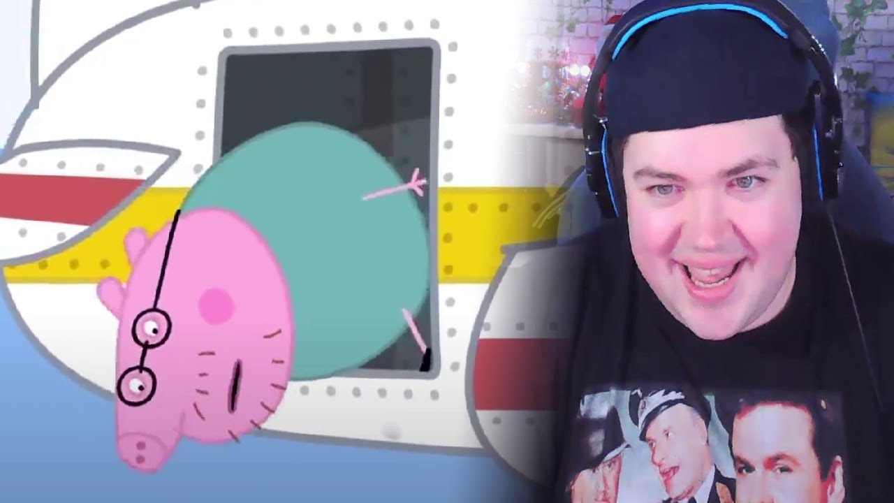 REAKTION auf Peppa Wutz YouTube Kacke: Papa Wutz f&auml;llt aus dem Flugzeug | Abo Spezial