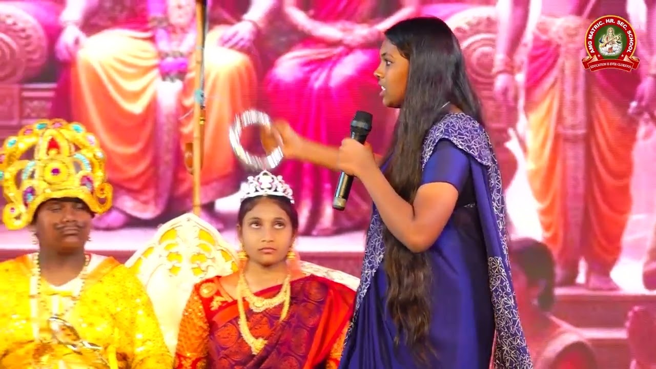 சிலப்பதிகாரம் – கண்ணகி நாடகம் | AMG Matric Hr Sec School 40th Annual Day 2026 | Class 7–9